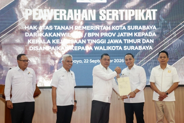 Pemkot Surabaya Selamatkan Aset Rp992,7 Miliar, 2.327 Register Masih Dikebut