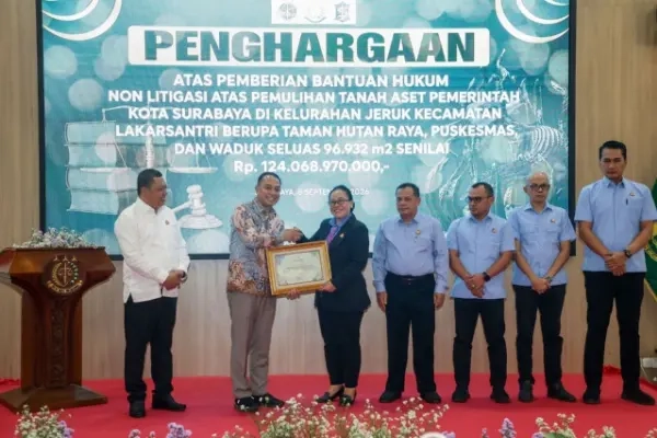 Penyerahan aset secara simbolis