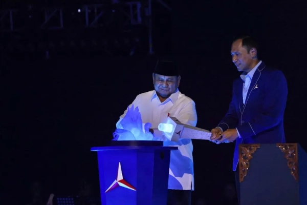 Prabowo Blak-blakan Ucap Persaingan dan Saling Kritik di HUT ke-25 Demokrat