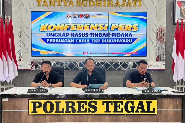 Polres Tegal Amankan Remaja 17 Tahun dalam Kasus Dugaan Pencabulan Anak