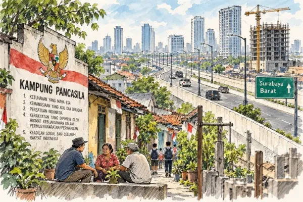 Editorial: Kampung Pancasila di Tengah Perubahan Pembangunan Surabaya
