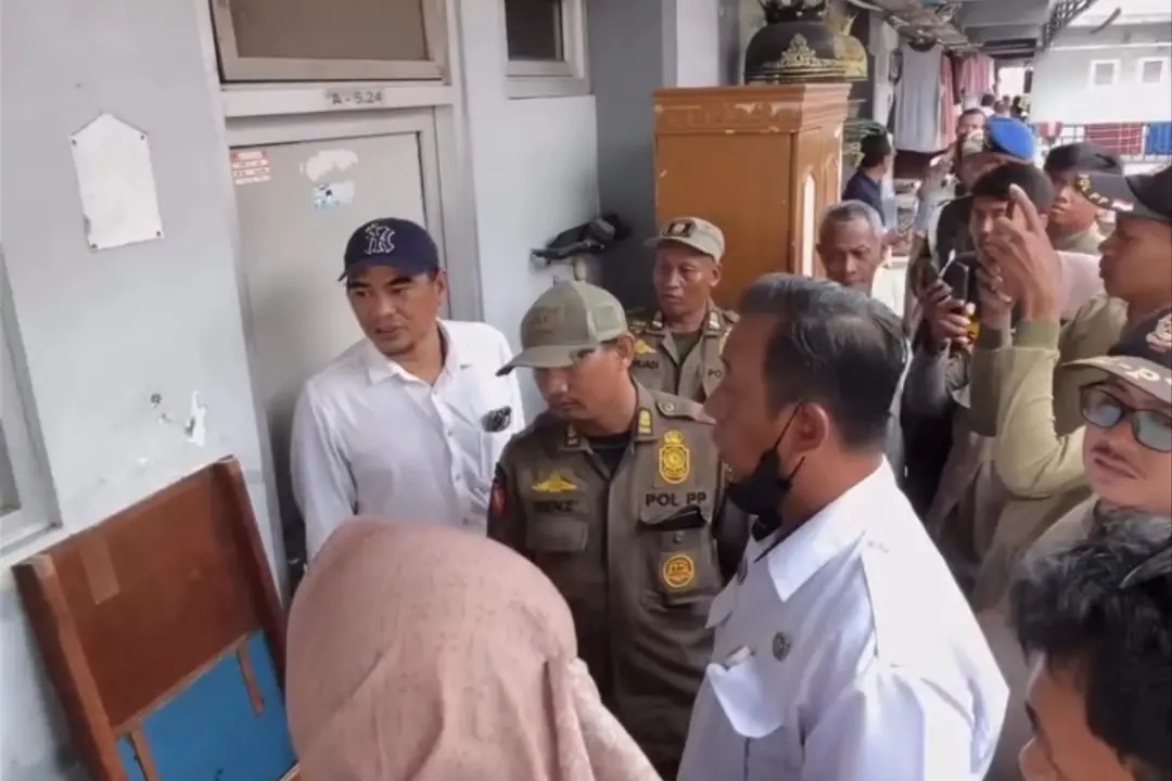 Penyegelan unit rusunawa (5)